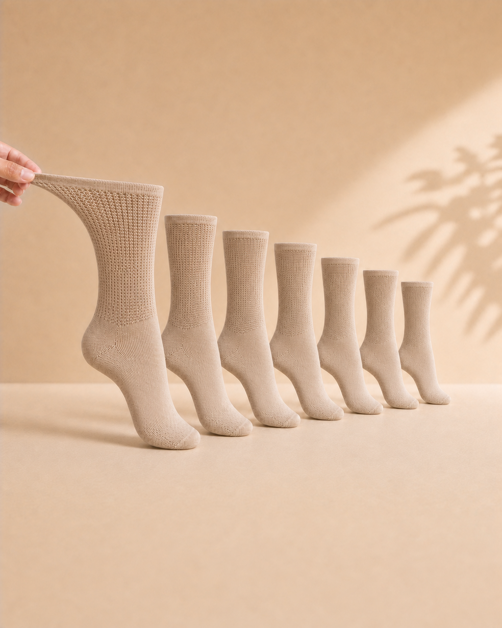 Chaussettes Noven Socks coloris beige